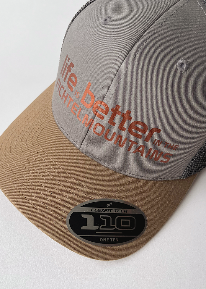 Life is better in the fichtelmountains Trucker Cap, unisex