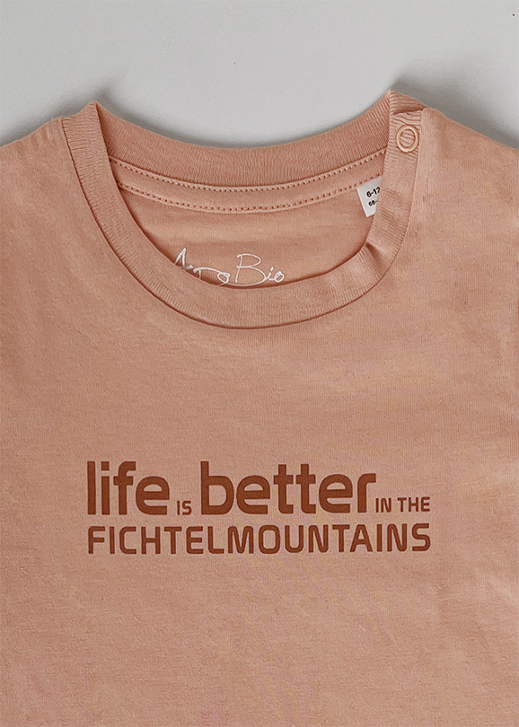 Life is better in the fichtelmountains T-Shirt, baby