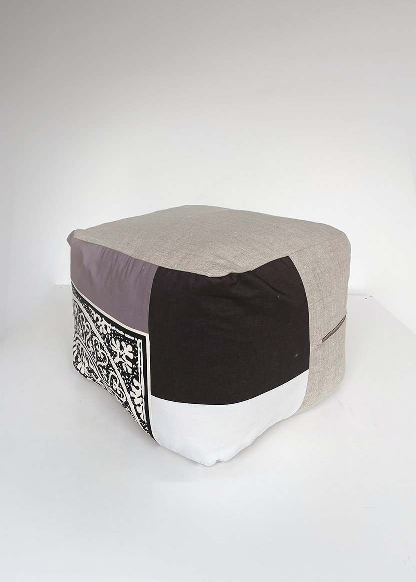 Sitz-Pouf | Polster als Upcycling-Unikat