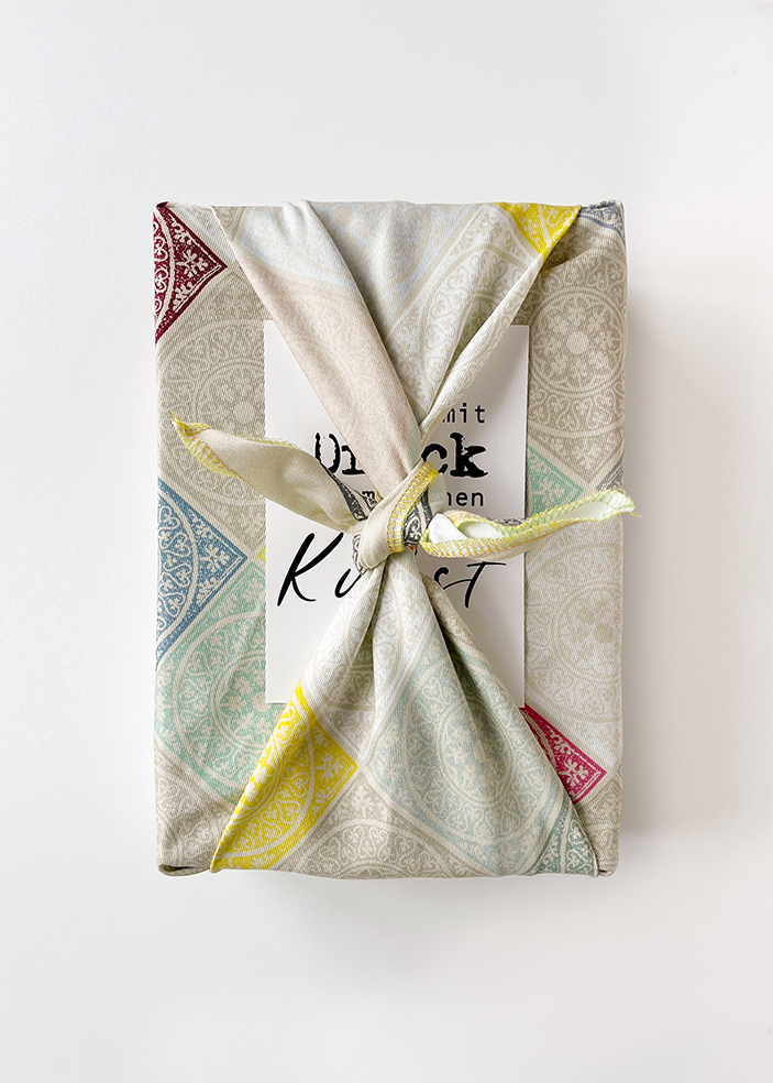 Quadrat Geschenkstoffverpackung