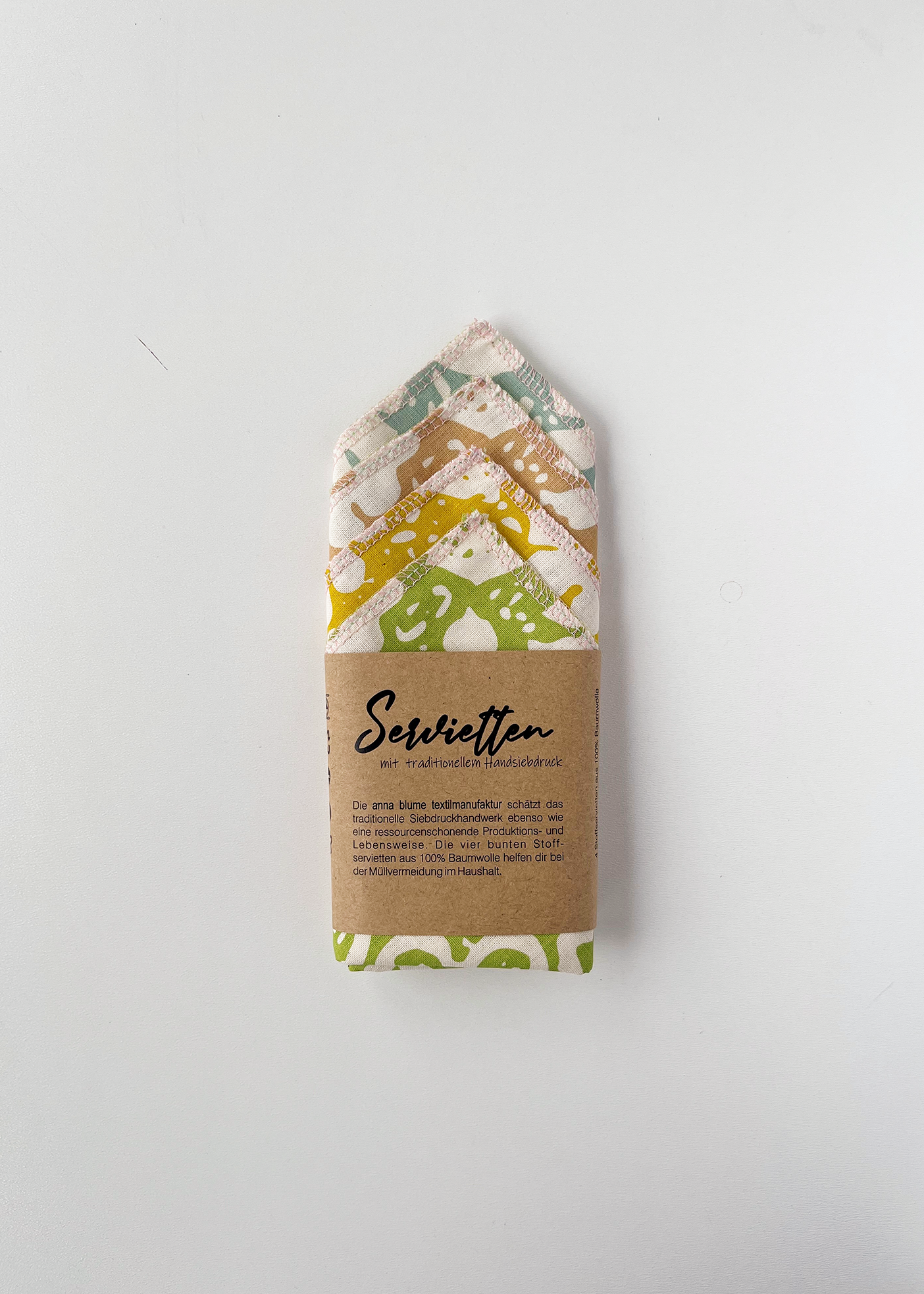 4er Set Stoffservietten