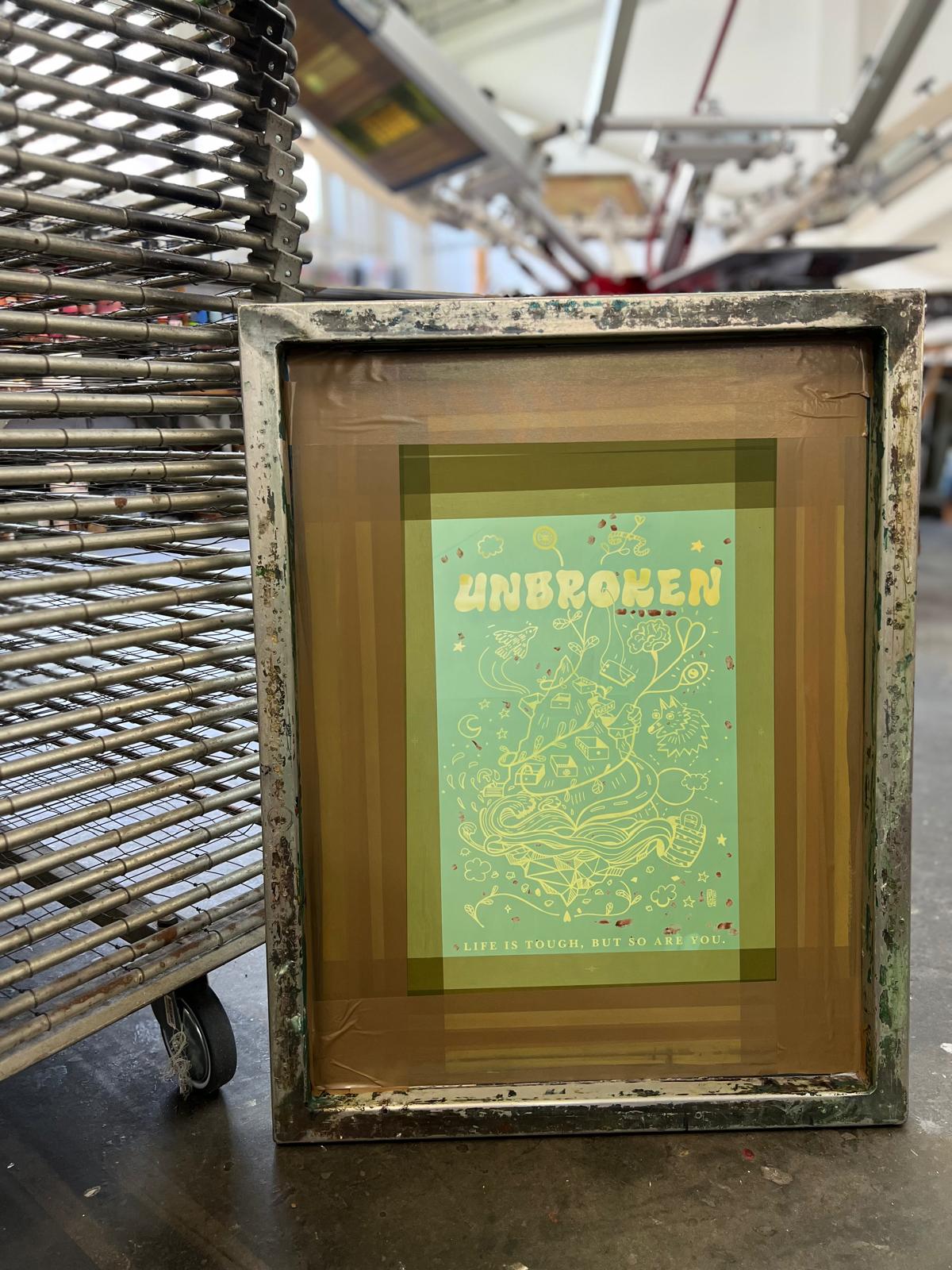 P3 Unbroken Poster A3